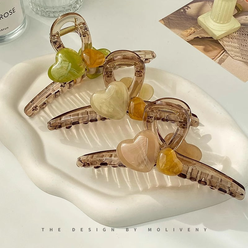 Wholesale Jelly Heart Shark Clip